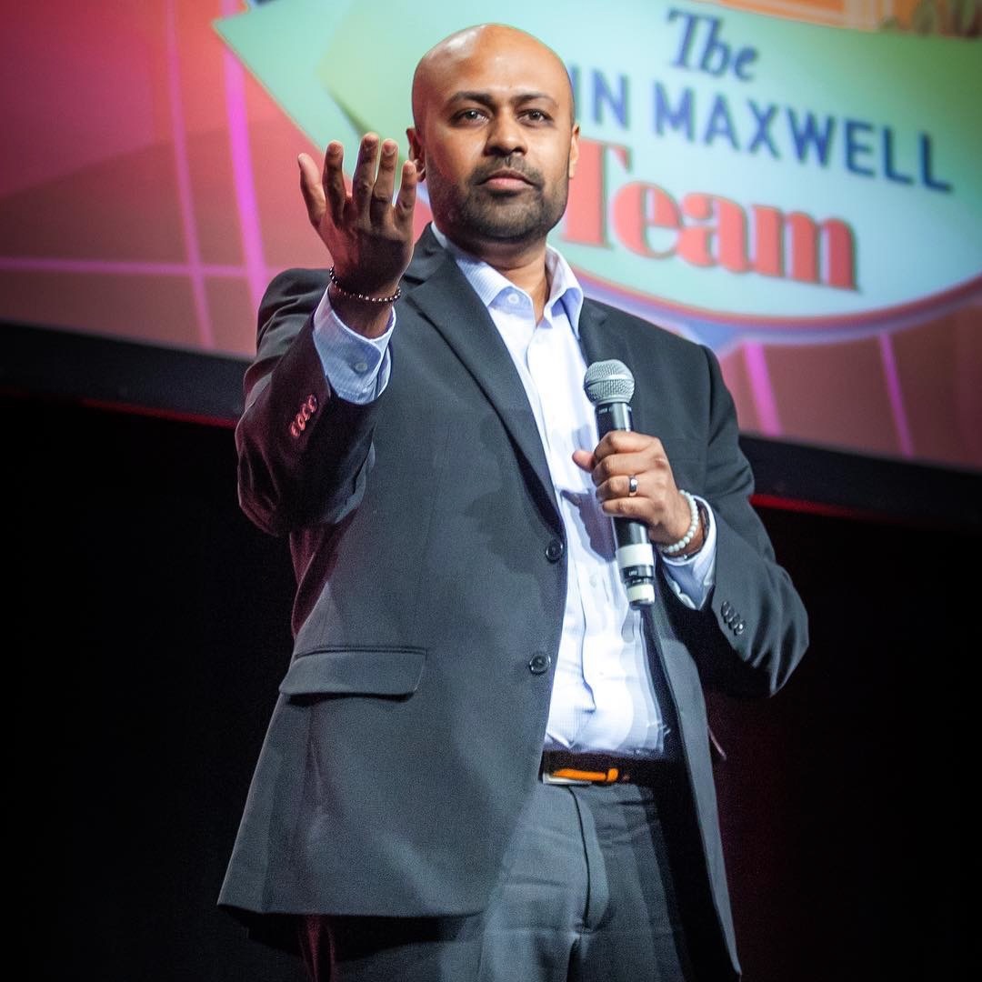 Uday Kiran Bolusani on stage